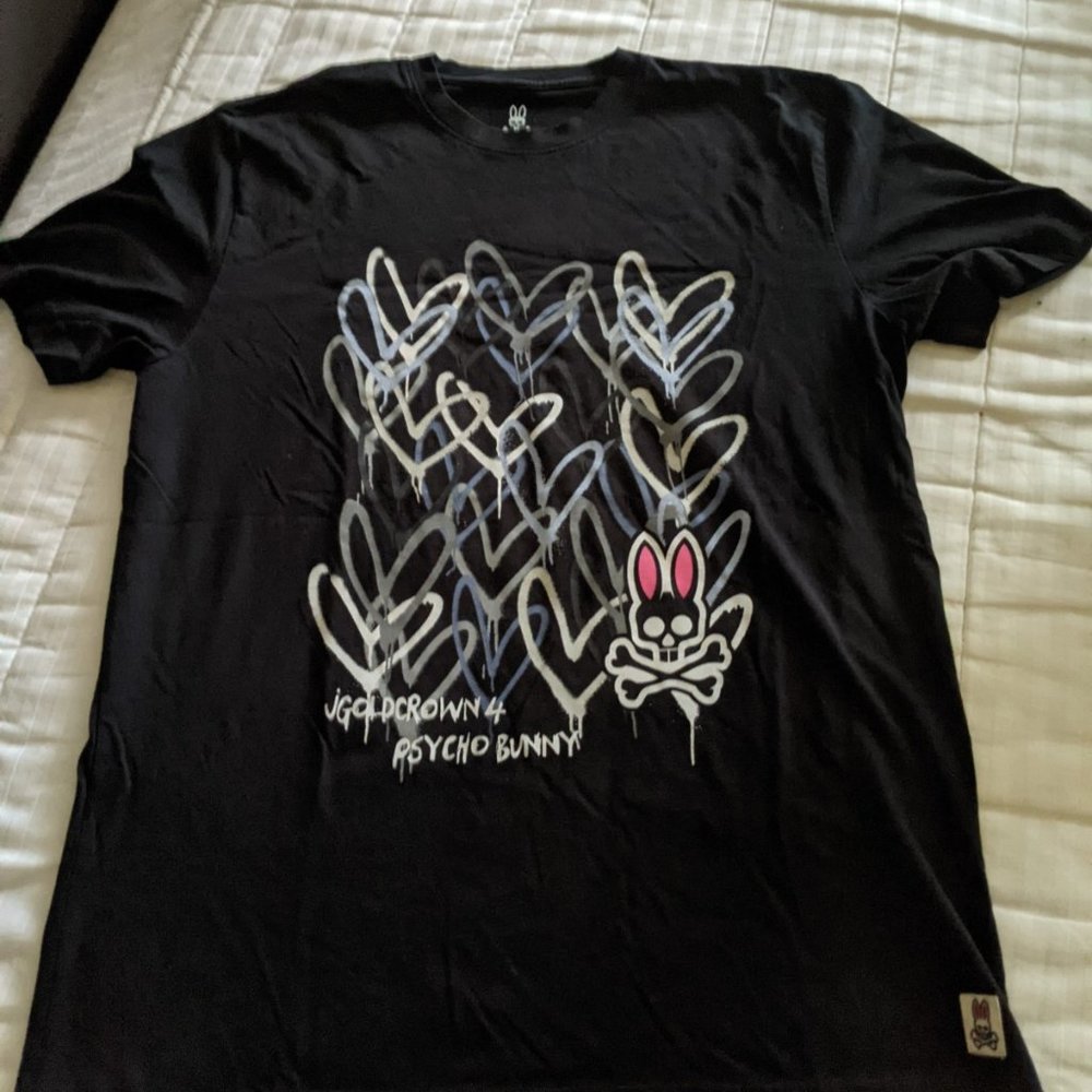 Psycho Bunny Limited Edition painted shirt (L)